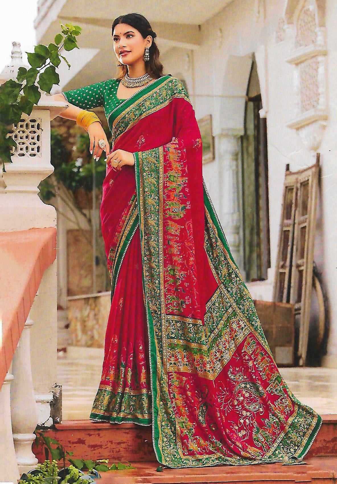 FANCY SYNTHETIC SAREE