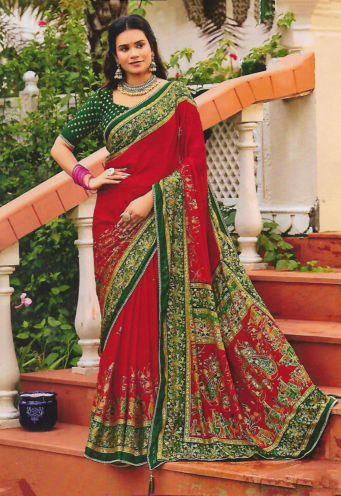 FANCY SYNTHETIC SAREE