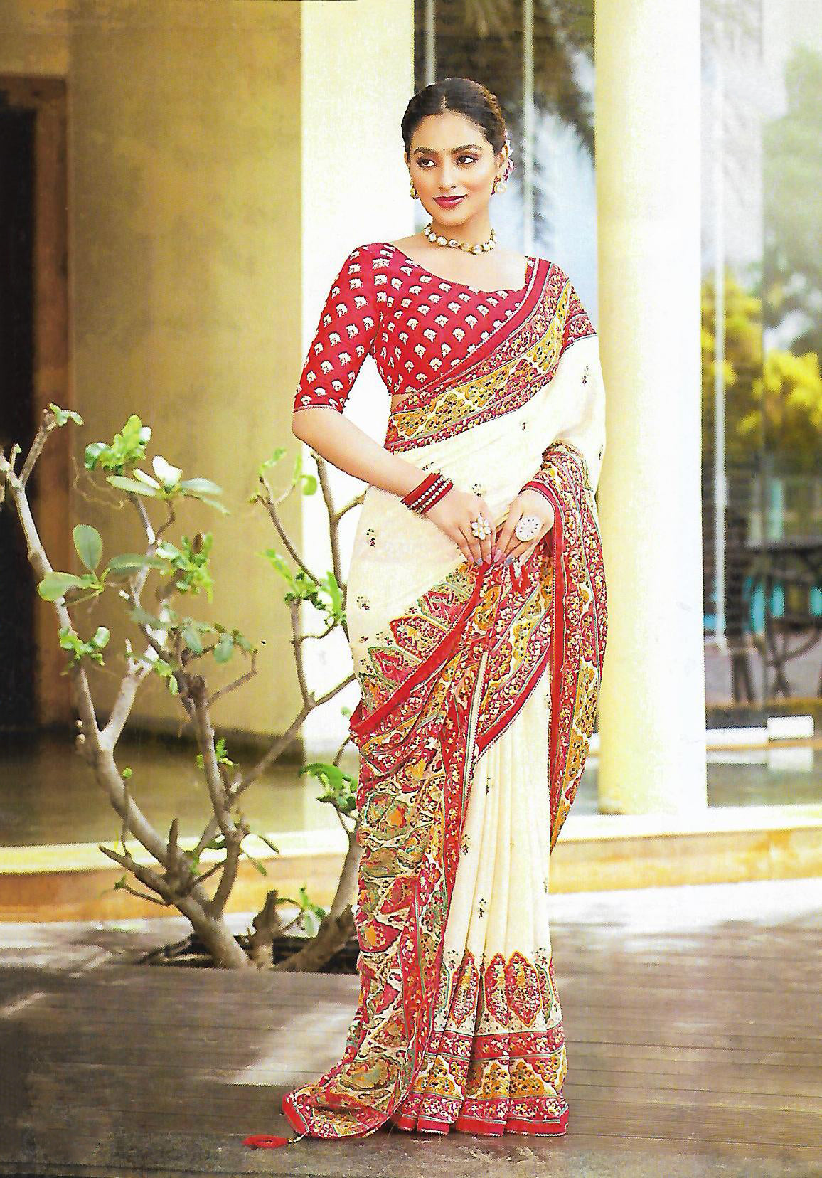 FANCY SYNTHETIC SAREE