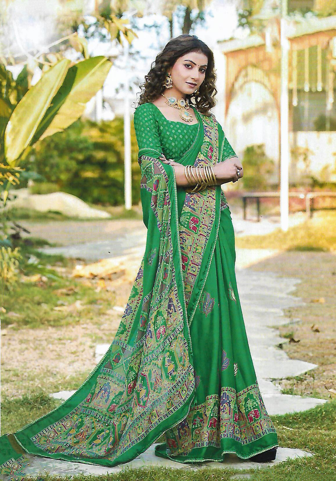 FANCY SYNTHETIC SAREE
