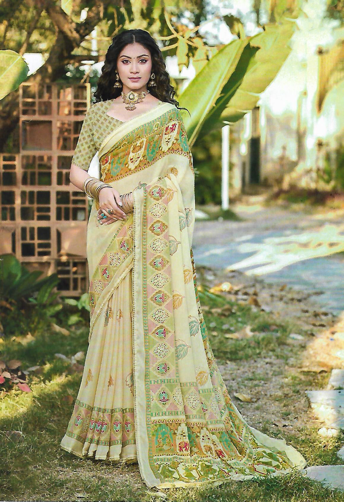 FANCY SYNTHETIC SAREE