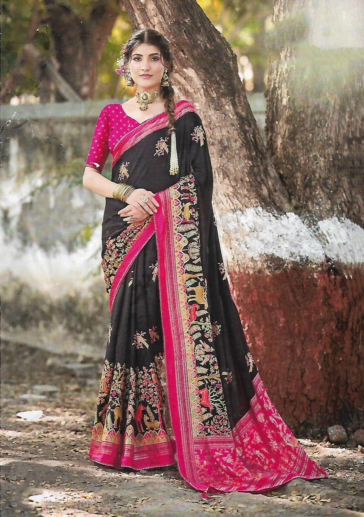 FANCY SYNTHETIC SAREE