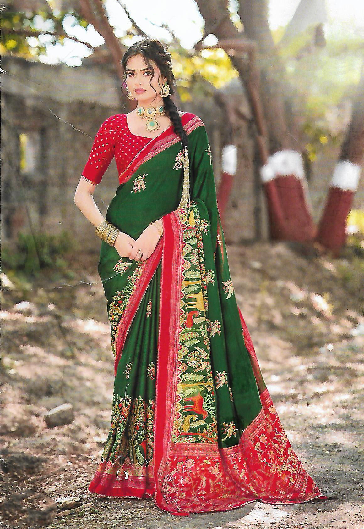 FANCY SYNTHETIC SAREE