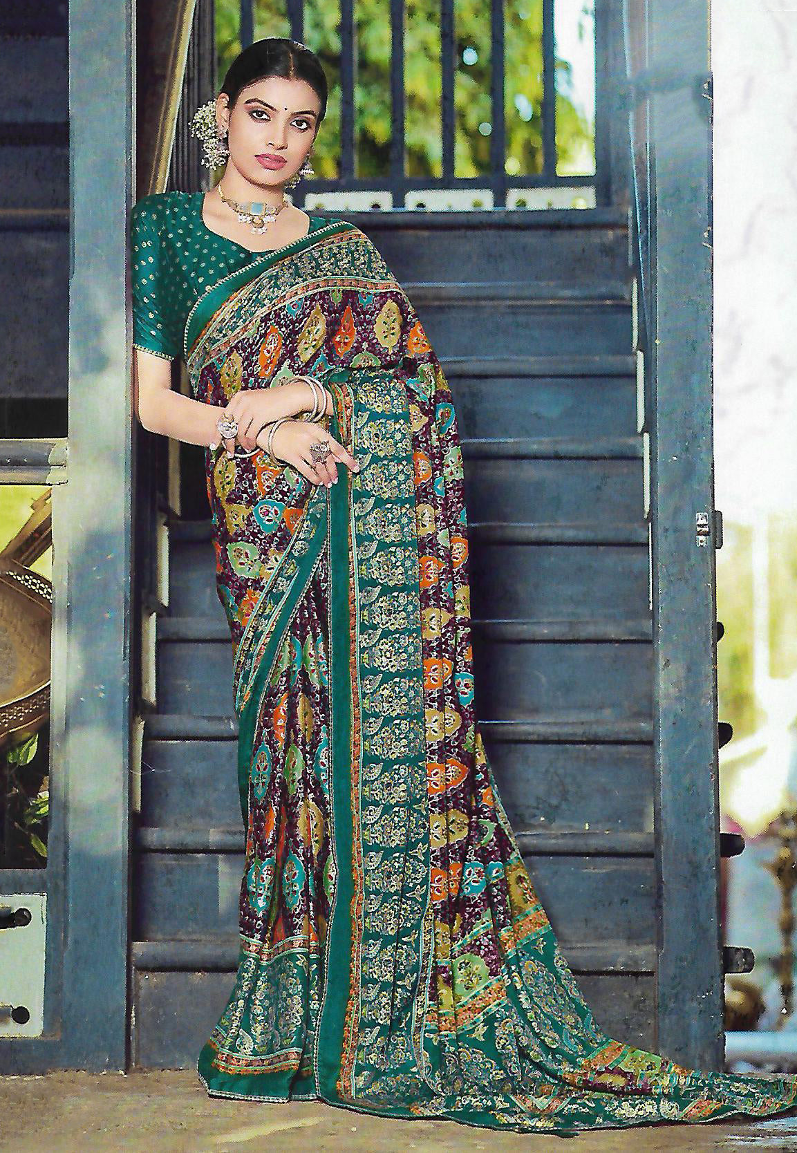 FANCY SYNTHETIC SAREE