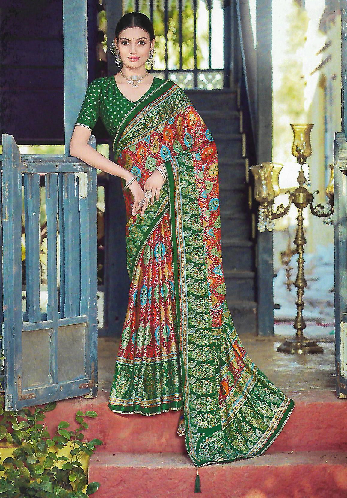 FANCY SYNTHETIC SAREE