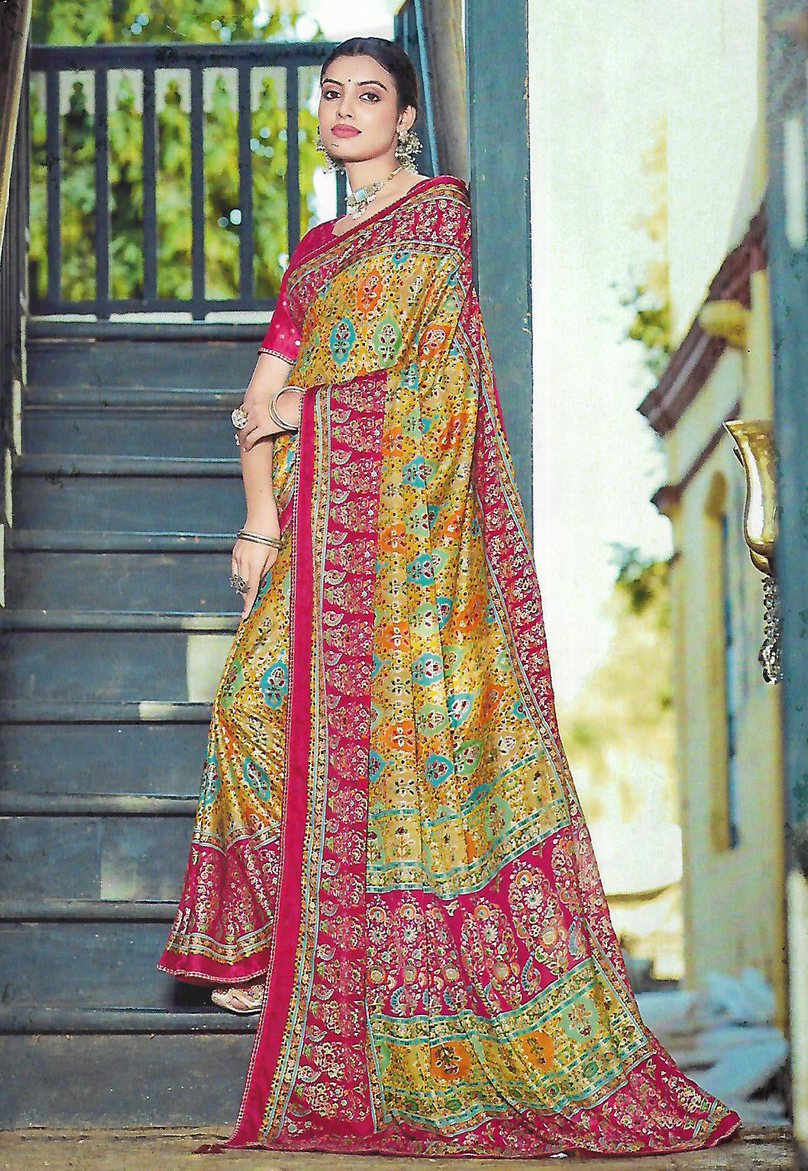 FANCY SYNTHETIC SAREE
