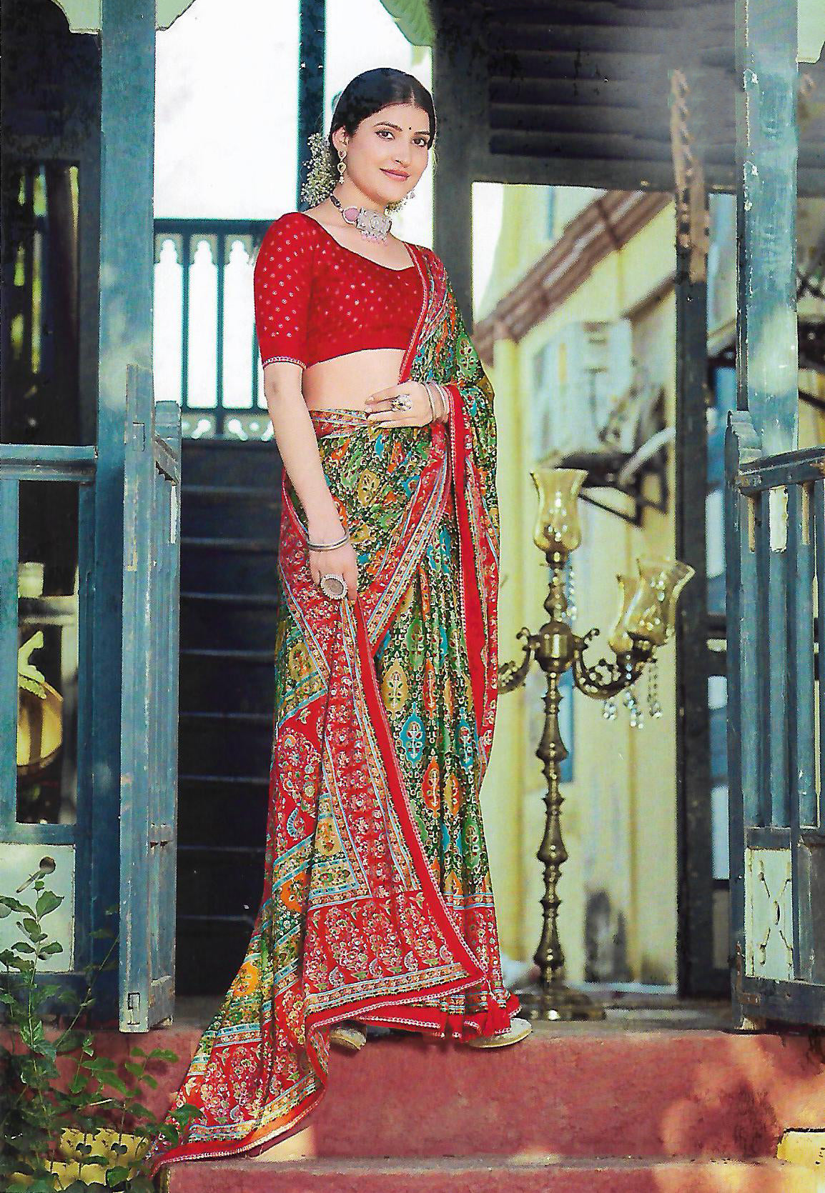 FANCY SYNTHETIC SAREE
