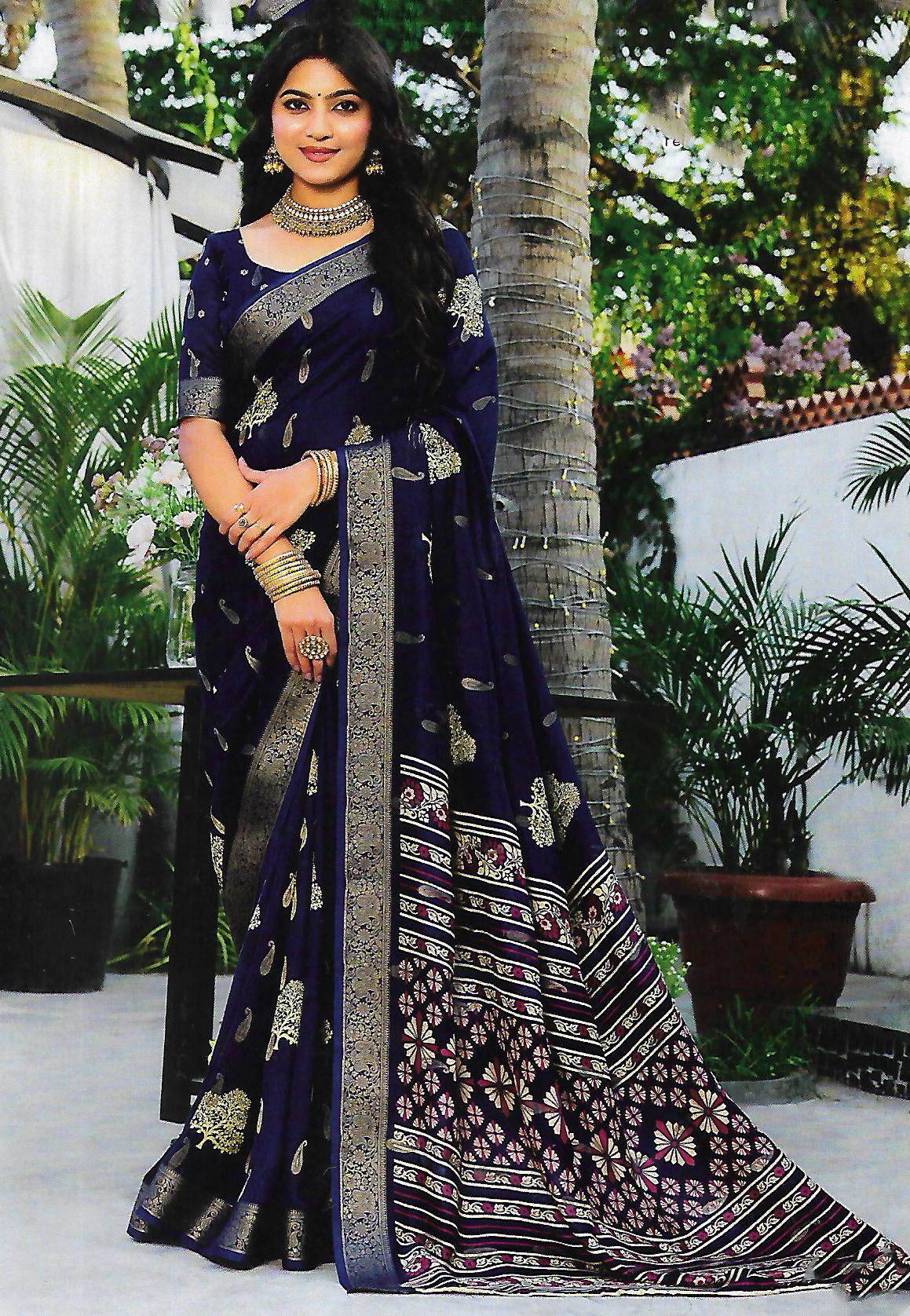 FANCY SYNTHETIC SAREE