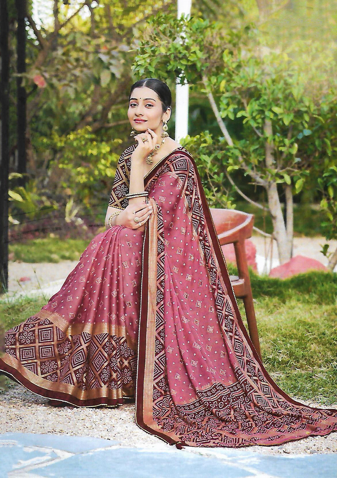 FANCY SYNTHETIC SAREE