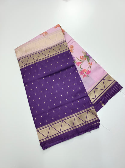 2D PRINTED CREPE SILK SAREE