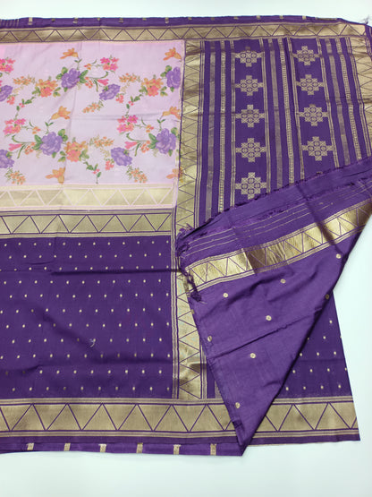 2D PRINTED CREPE SILK SAREE