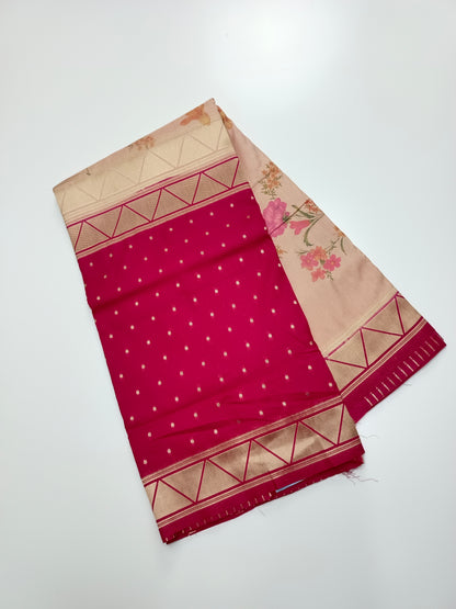 2D PRINTED CREPE SILK SAREE