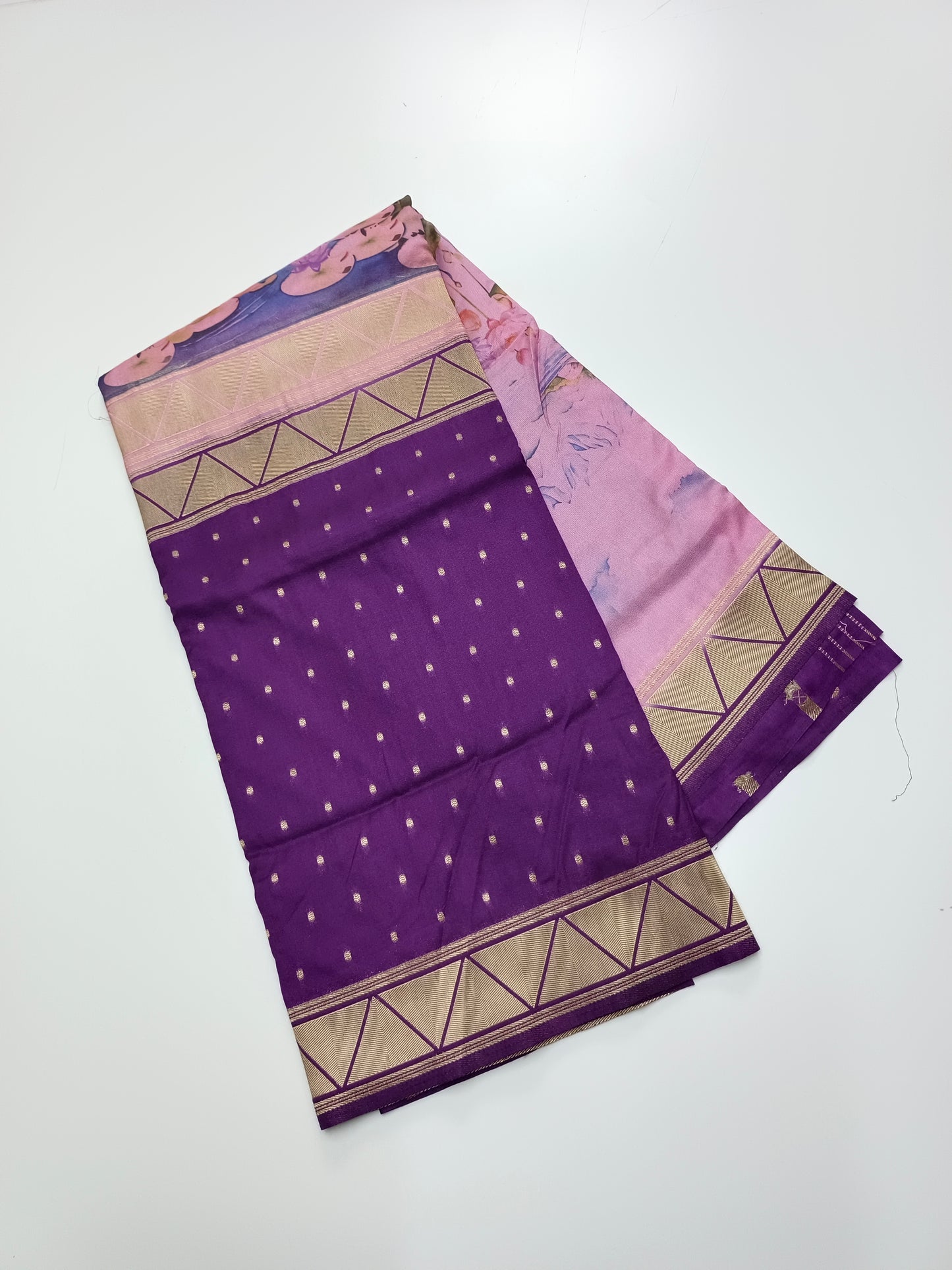 2D PRINTED CREPE SILK SAREE