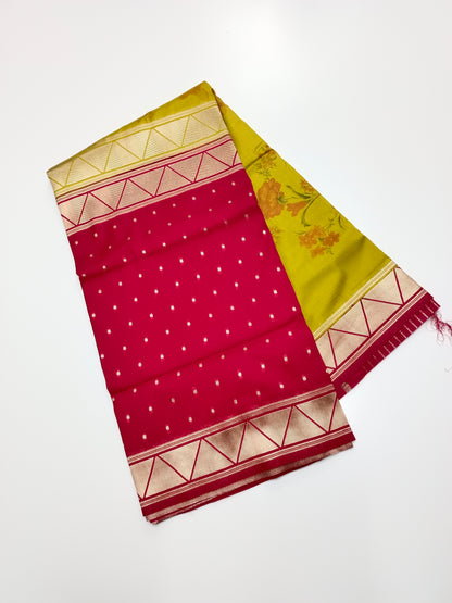 2D PRINTED CREPE SILK SAREE