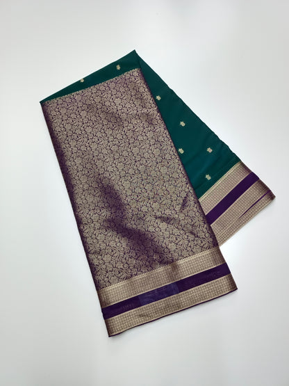 2D SEMI CREPE SILK SAREE