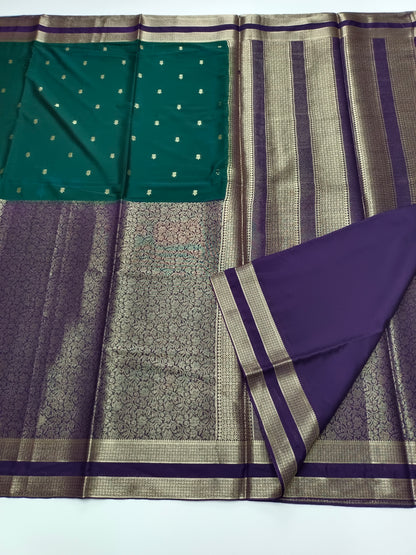 2D SEMI CREPE SILK SAREE