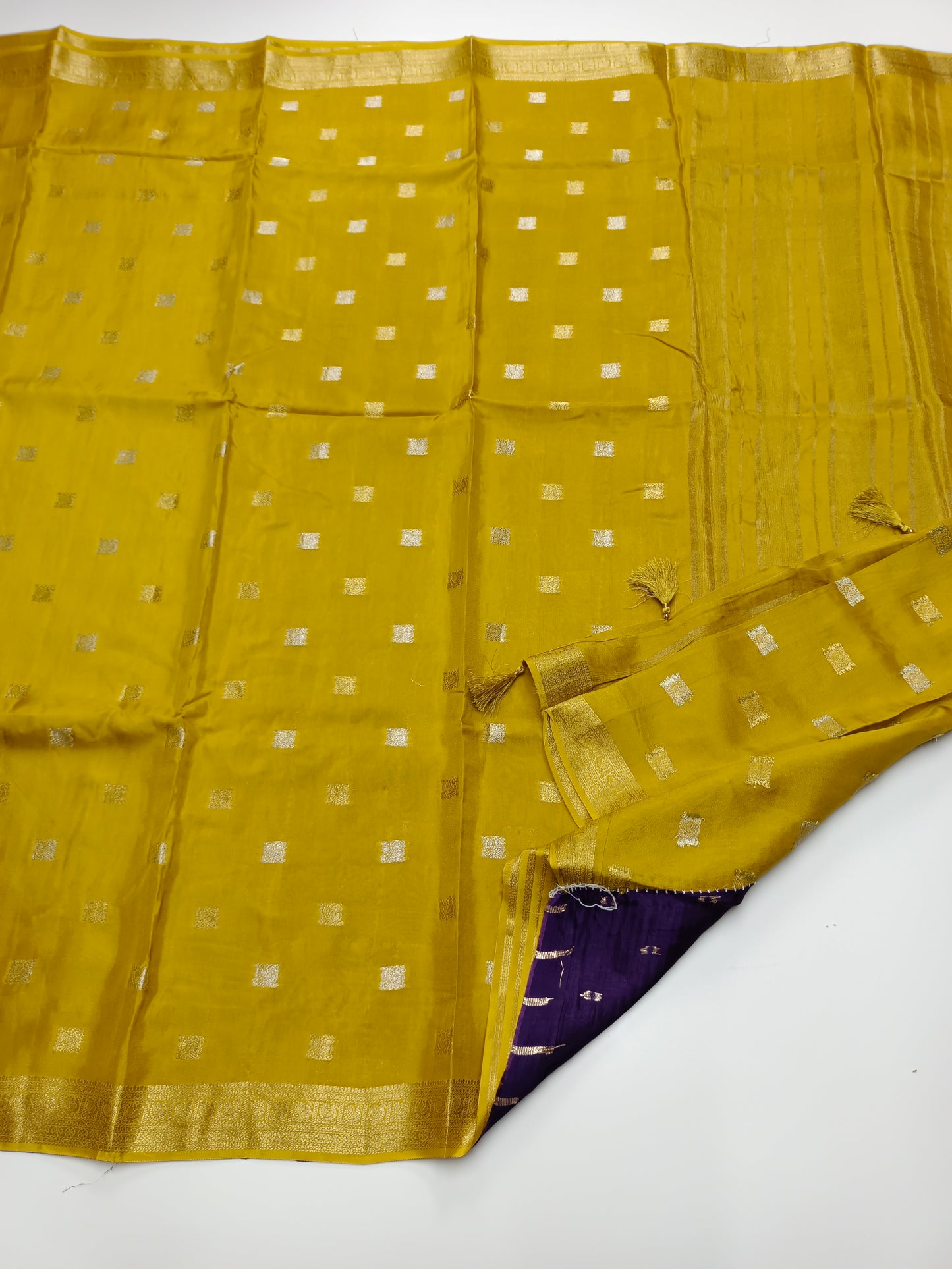 FANCY SEMI KSIC CREPE SAREE