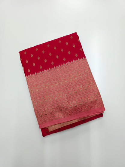 SEMI KADDI GEORGETTE SAREE