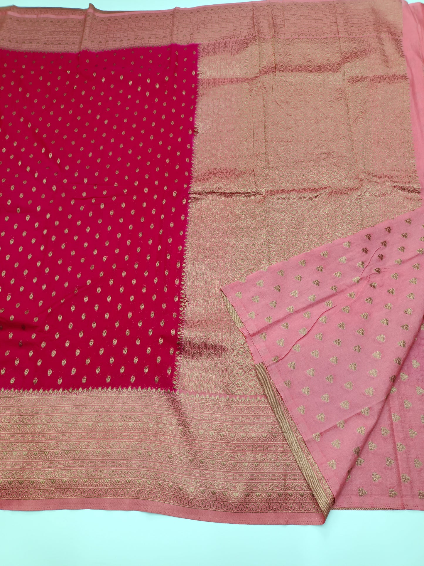 SEMI KADDI GEORGETTE SAREE
