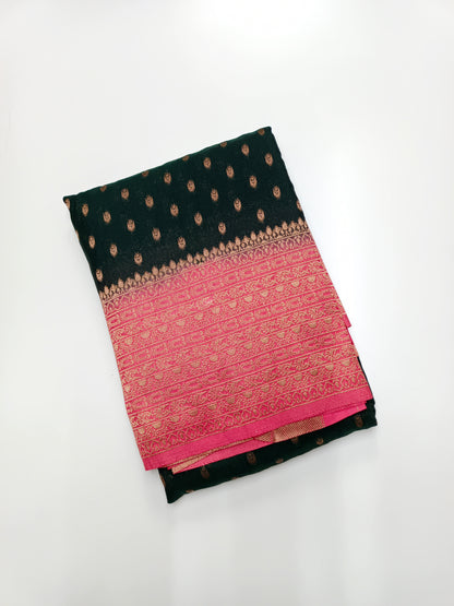 SEMI KADDI GEORGETTE SAREE