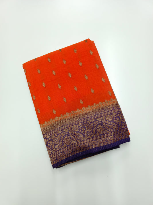 SEMI KADDI GEORGETTE SAREE