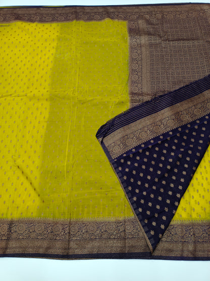 SEMI KADDI GEORGETTE SAREE