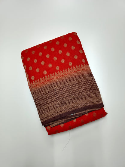 SEMI KADDI GEORGETTE SAREE