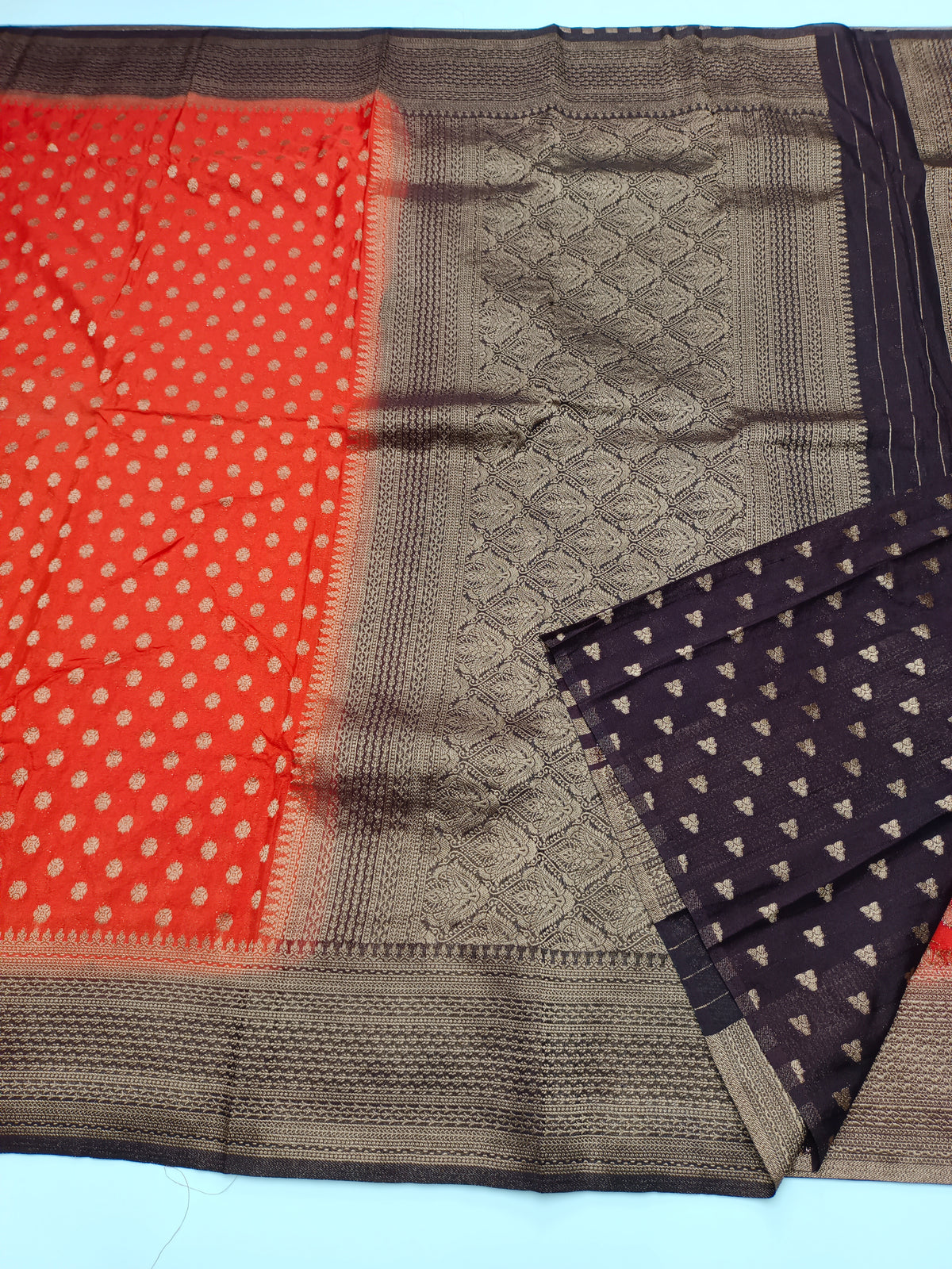 SEMI KADDI GEORGETTE SAREE