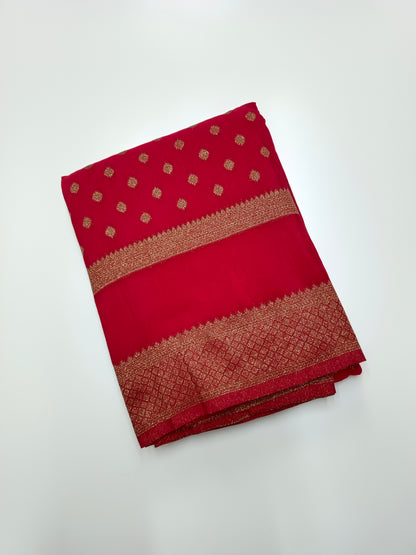 SEMI KADDI GEORGETTE SAREE