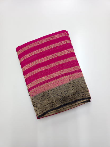 SEMI KADDI GEORGETTE SAREE