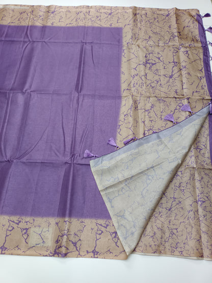 FANCY TUSSER SILK SAREE