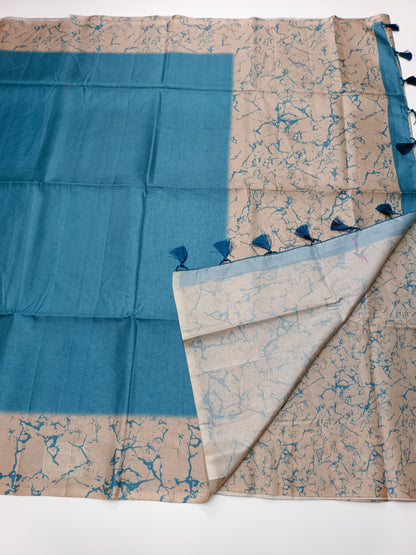 FANCY TUSSER SILK SAREE