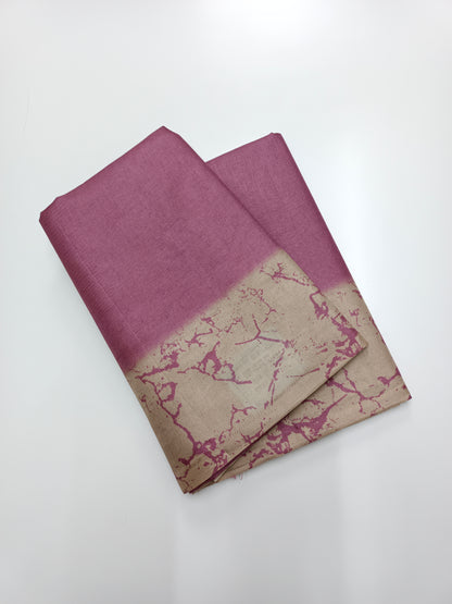 FANCY TUSSER SILK SAREE