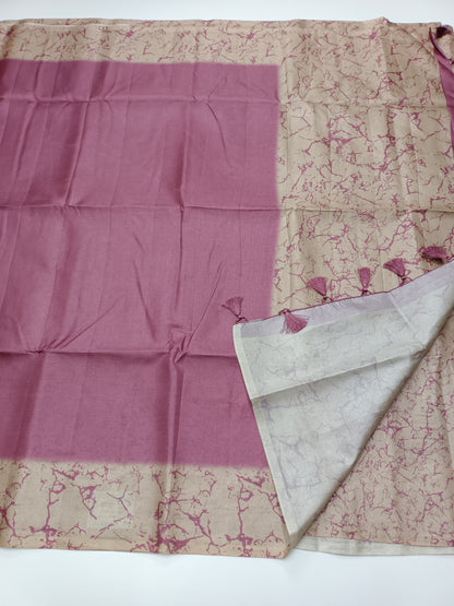 FANCY TUSSER SILK SAREE