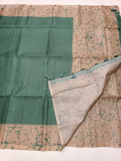 FANCY TUSSER SILK SAREE