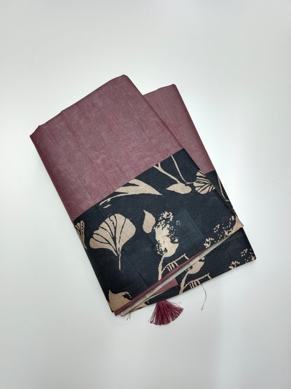 FANCY TUSSER SILK SAREE