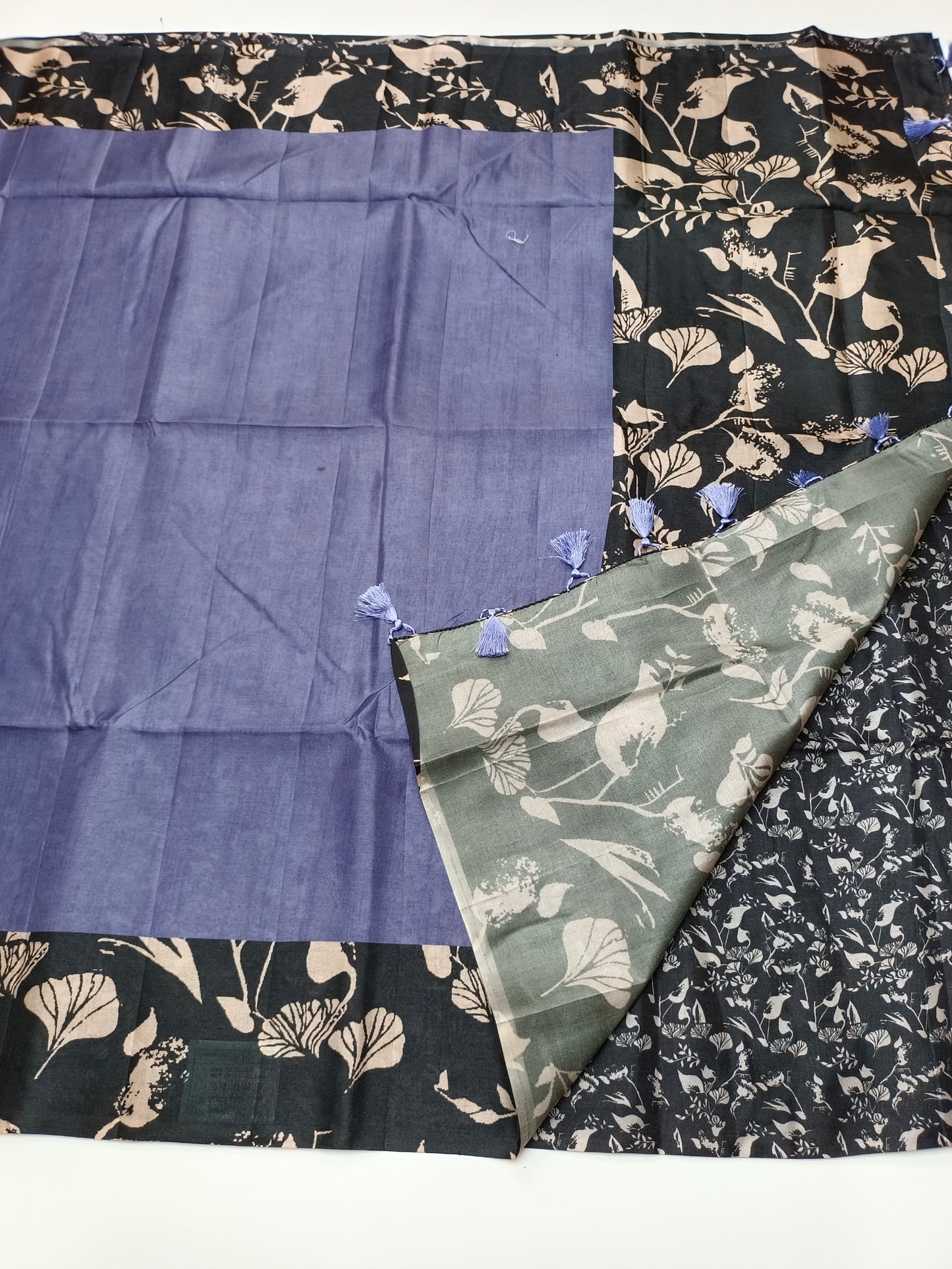 FANCY TUSSER SILK SAREE