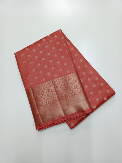 FANCY TUSSER SILK SAREE