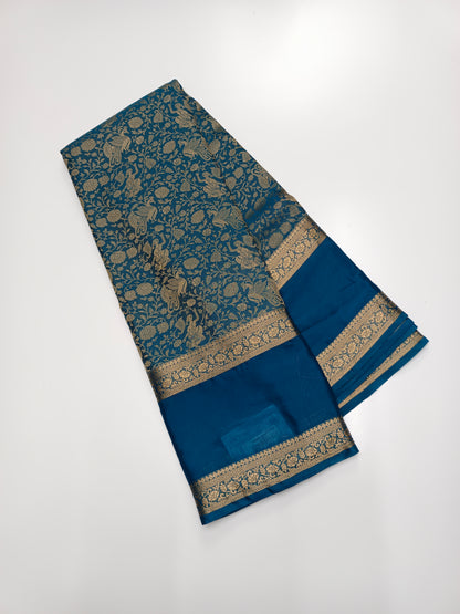 SEMI CREPE SILK SAREE