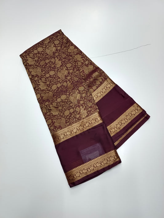 SEMI CREPE SILK SAREE