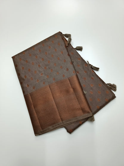FANCY TUSSER SILK SAREE