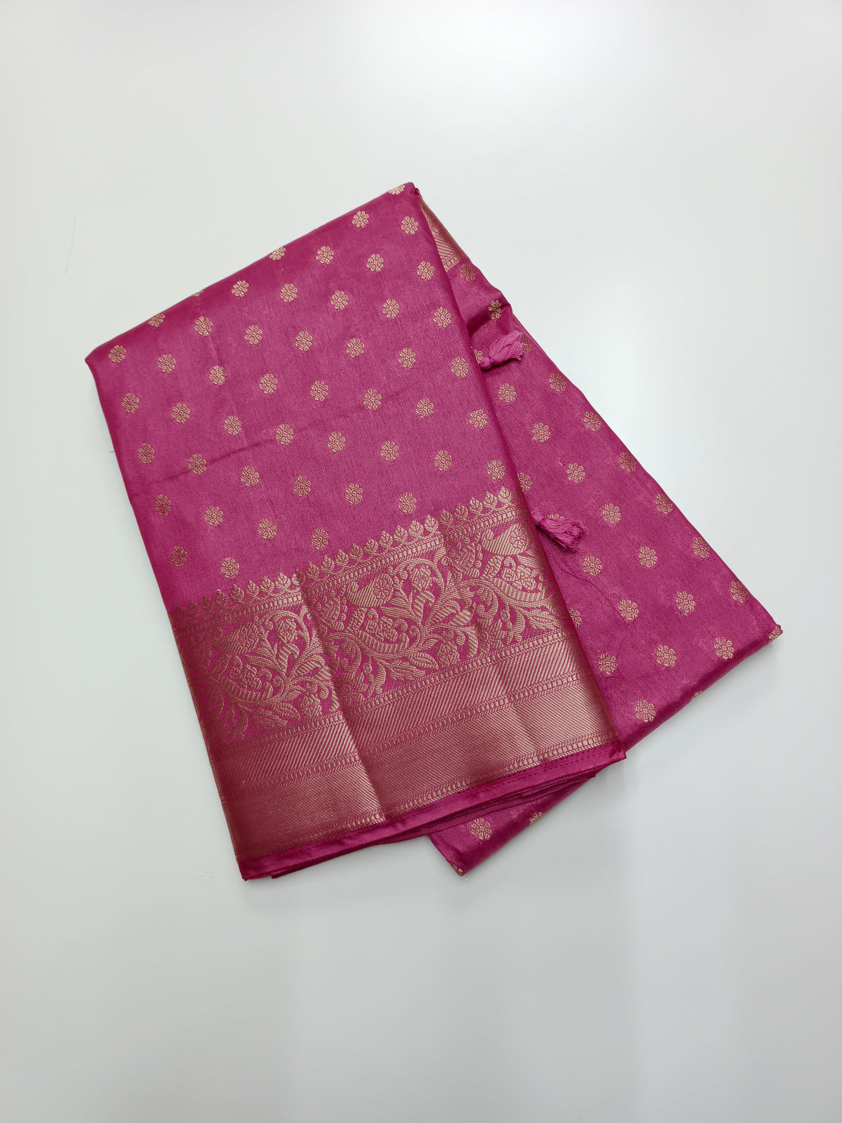 FANCY TUSSER SILK SAREE