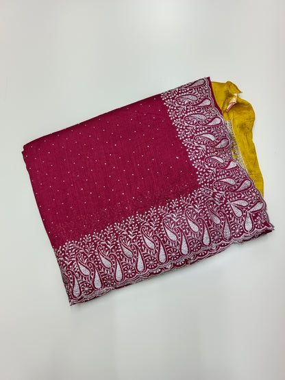 FANCY WORK SAREE