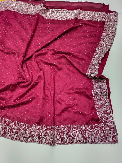 FANCY WORK SAREE