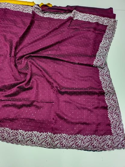 FANCY WORK SAREE