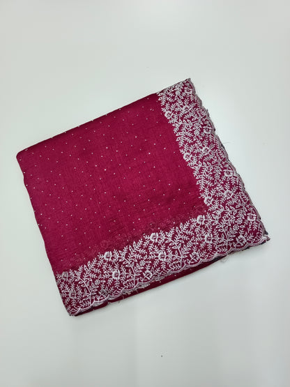FANCY WORK SAREE