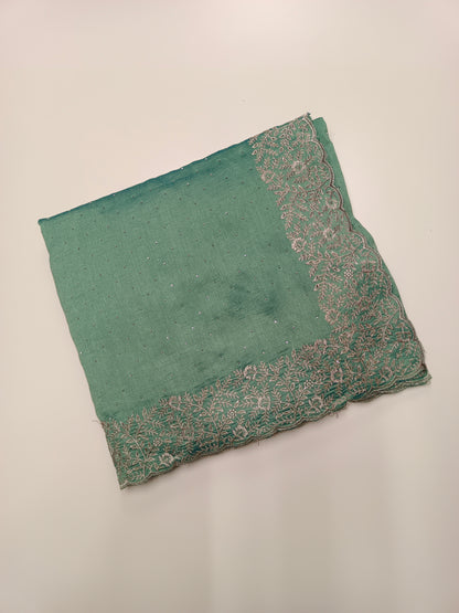 FANCY WORK SAREE