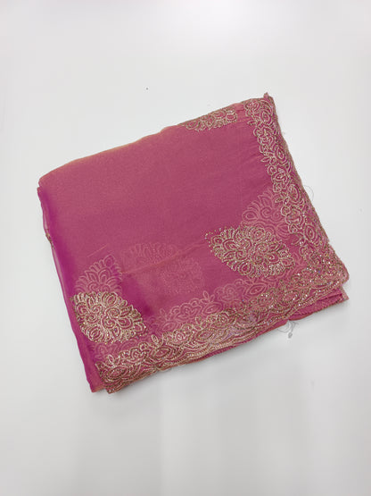 FANCY WORK SAREE