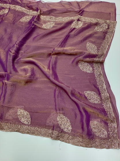 FANCY WORK SAREE