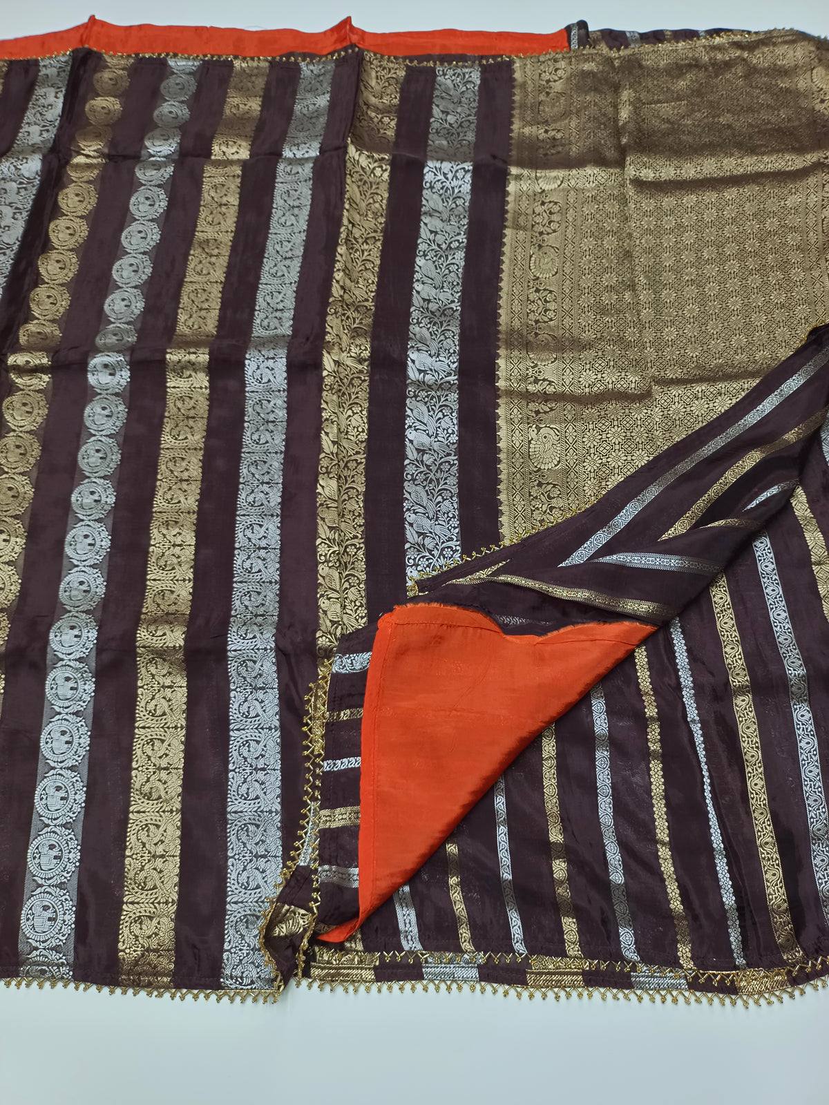 FANCY CUTDANA WORK SAREE